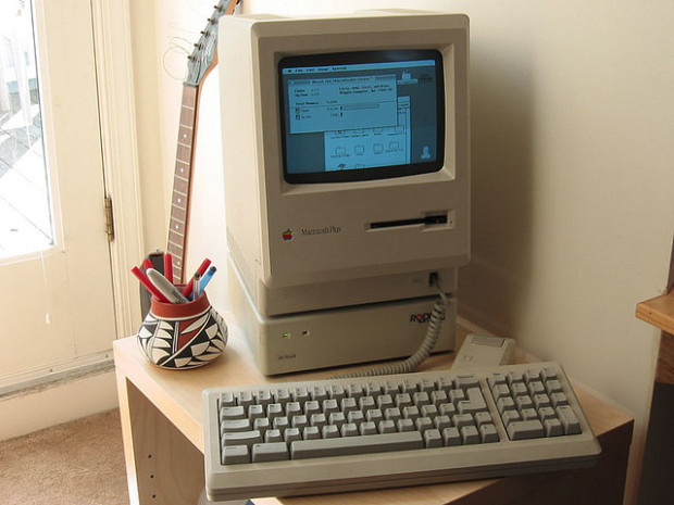 In 1992, what we called an “affordable computer” weighed about ten pounds. They were painfully slow, very little disk capacity, and the communication was lousy. photo credit: Blake Patterson