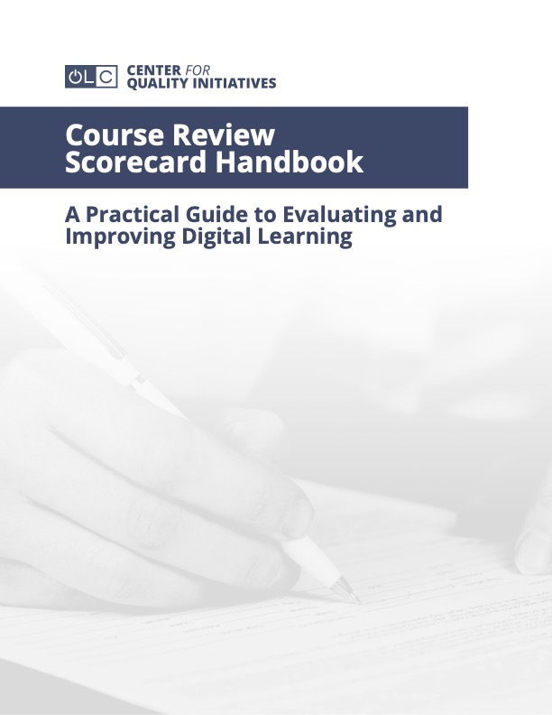 Cover for the Course Review Scorecard Handbook