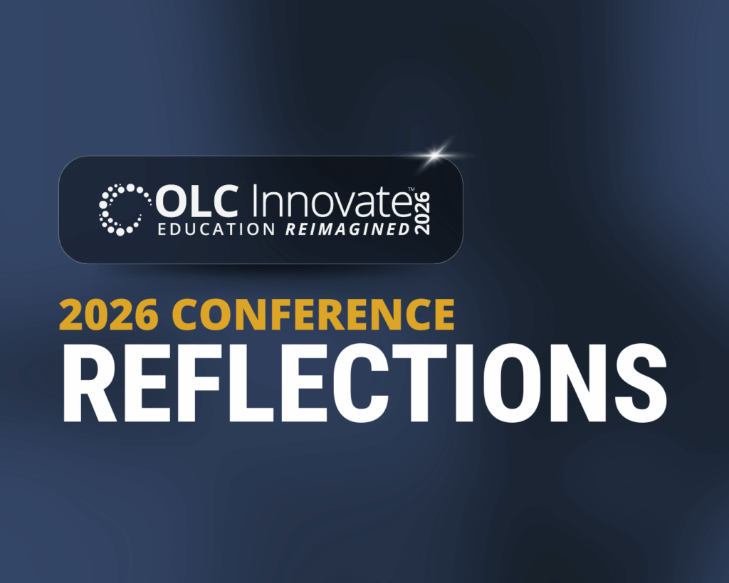 Dark navy graphic with text reading "2026 conference reflections"